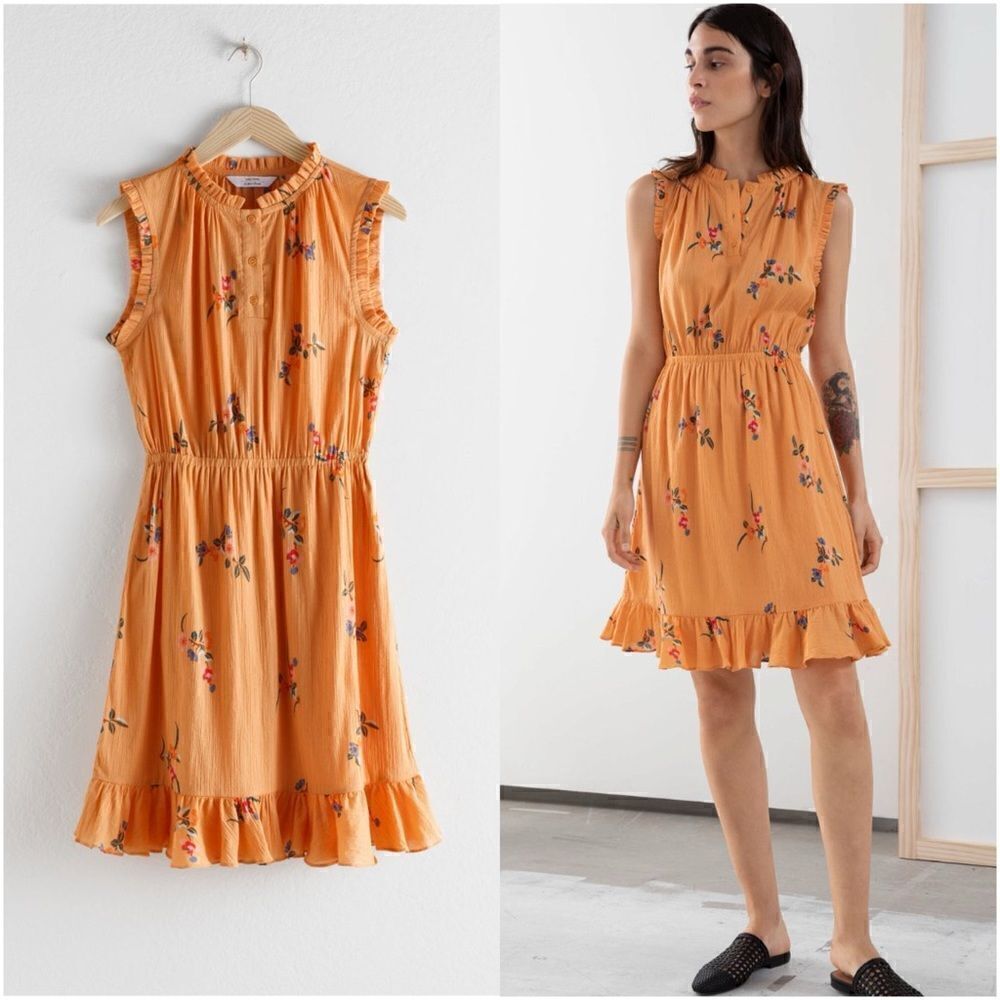 & OTHER STORIES Sleeveless Frill Dress 0